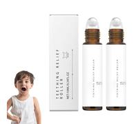 Teething Roller,Natural Teething Relief for Babies, Relief Roller, Natural Pain Relief Roller, Reduce Discomfort (2pcs)