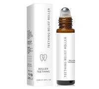 Teething Roller,Teething Roller All Natural for Babies,Contains Chamomile and Rose Essential Oils,Teething Relief Roller,Relief for Discomfort,Essential Oil Massage Roller - Natural Gentle (1 pcs)