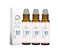 Teething Roller, Teething Roller Oil, Natural Teething Relief Roller for Babies,Teething Pain Relief Roller,Reduce Teething Discomfort (3 Pcs)