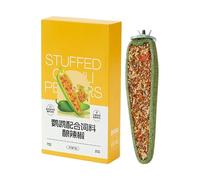 Teething stick for birds, perched treat perch for budgies, parrot treat, specially designed for the home, apartment, balcony, patio, garden, backyard, courtyard