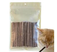 Teething Stick for Growing Puppies - 14 Pieces Natural Chew Sticks, Stress Relief Bully Chew Toys | Puppy Cat, Safe Treats, Interactive Chewing Fun, Healthy Teething Aid Accesso