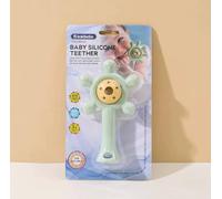 Teething Toothbrush, Silicone, BPA-Free, 0+ (Green)