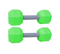 Teething Toy - 1.77 inches Dumbbell Toy, High-Quality Gym Toys, 2pcs ABS Training Exercise Doll Dumbbell | Protable Engaging Rattle Teething Toy Sensory Play Gym for New Parents Infan