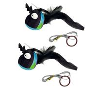 Teething Toy Chirping Shape For Kitten Chew Better Attract Cats Cartoon Shape Exercise Training Chirping Bird Cats Toy