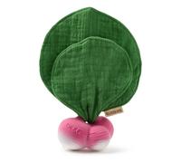 Oli&carol Ramona The Radish Mini Doudou-teether Green Kids