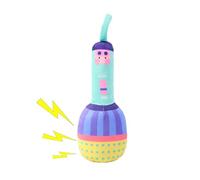 Teething Toys - 8.66*3.15 in Dog Toys | Plush Dog Chew Toy, Interactive Sound Chew Toy with Microphone, Teething Toy for Cleaning Dies