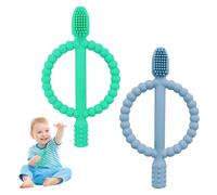 Teething Toys for Baby,2PCS Baby Teething Toys,Sensory Chew Toys with Easy-Hold Handle, Teether Chew Toy,Teethers for Newborns & Toddlers 0-6 Months+.