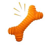 Teething Toys for Puppies - Soft Rubber Bone Shape Chew Toys for Dogs | Bite Resistant Bone Stick Interactive Multifunctional Dog Toy for Home, Cattery, Pet Shop