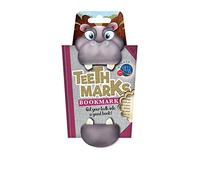 IF Bookmark - Teeth-Marks - Hippo - Brown - 1 Piece - Card, ABS Plastic