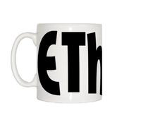TeeTreeDesigns Ethan Name Mug - Ceramic, Coffee Cup, Mug, 1 Count, 80mm Diameter, 92mm High