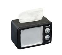 Teevee Resin Tissue Paper Container Storage Box Multipurpose Decorative Accent Suitable For Various Room Multifunctional Retro Resin Tissue Box