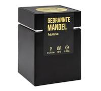 teeverliebt - Winter Edition Burnt Almond Gift Box Fruit Tea 80 g | Loose Fruit Tea | Delicious Tea Mix Ideal as a Gift