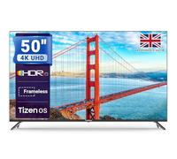 TeeView 50 inch 4K Ultra HD UHD, HDR10 Smart TV Tizen OS, BBC iPlayer, Netflix, Disney+, Prime Video, Gaming Hub Dolby Audio, Made in the UK