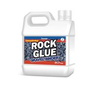 Teexpert Rock Glue for Landscaping, Gravel Glue for Outside Stone Pebble Max Cover, 31.7oz Concentrate Pea Gravel Binder Rock Lock Weather-Resistant, Long Lasting for Between Paver, Hill/Slope, Patio