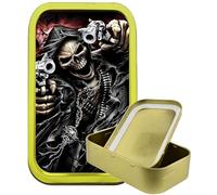 TEEZ grim reaper guns 1oz tobacco tin, pill case