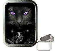Teez - Witches Cat Silver 2oz Tobacco Tin