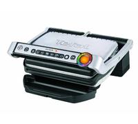 Tefal 2000W OptiGrill Automatic Thickness/Temperature Measurement with Unique LED Cooking Level Indicator - Black and Silver