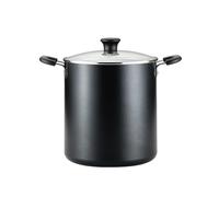 Tefal 2100092147 Non Stick Stock Pots 12qt T-FAL A92280 Specialty Total Nonstick Dishwasher Safe Stockpot, Black 12-Quart, Metal, 11.36 liters