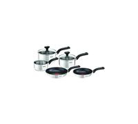 Tefal 5 Piece, Comfort Max, Stainless Steel, Pots and Pans, Induction Set, Silver
