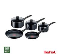 Tefal 5 Piece Induction Cookware Set Non-Stick Aluminium Pots & Pans With Thermo-Signal Heat Indicator, All Hob Compatible