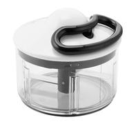 Tefal 5-Second Chopper K1330355 Without Electricity Capacity 500 ml Multi Chopper for Vegetables, Fruits, Onions, Nuts, Garlic, Baby Food, White/Black/Transparent