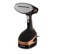 Tefal Access Steam+ Handheld Clothes Steamer, 1600W, 26 g/min Steam, No Ironing Board Needed, 2 Output Levels, Sanitising Power, Black & Rose Gold, DT8103