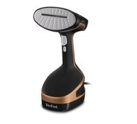 Tefal Access Steam+ Handheld Clothes Steamer, 1600W, 26 g/min Steam, No Ironing Board Needed, 2 Steam Levels, Sanitising Steam, Black & Rose Gold, DT