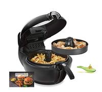 Tefal ActiFry Genius XL YV9708 2-in-1 Hot Air Fryer | 1500 Watts | Capacity: 1.7 kg | 9 Automatic Programs | 2-in-1 Technology | Black