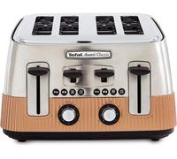 TEFAL Avanti Classic TT780F40 4-Slice Toaster - Copper, Brown,Silver/Grey