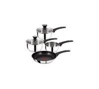 Tefal B125Sa44 Jamie Oliver Stainless Steel Non-Stick Pan Set, 4-Piece