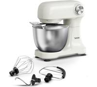 Tefal Bake Easy Stand Mixer, Compact Design - Ivory