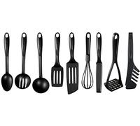 Tefal Bienvenue K001S925 Spatula Set, 9 Pieces, Preparing, Cooking, Serving, Heat-Resistant, Dishwasher Safe, No Scratch