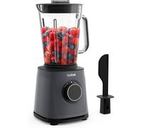 Tefal PerfectMix Essential BL771BF0 High Speed Blender, Continuously Adjustable Speed, Pulse Function, Removable Powelix Blades, Heat Resistant 2L Glass Jar, 1200W, Grey