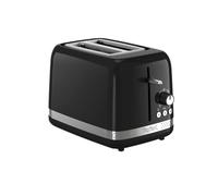 Tefal Black Collection 2-Slot Toaster, 7 Browning Levels, Defrost-Stop-Reheat Functions, Removable Crumb Tray, High-lift, Self-Centring Racks, 1430W,