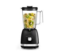 Tefal Black Collection Blender, 2L Jug, 2 Speeds, Pulse Mode, Kitchen Blender, 6 Stainless Steel Removable Blades, Smoothies, Milkshakes, protein Sha