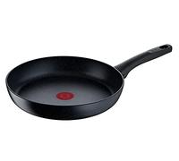 Tefal Black Stone 28 cm Mineralia+ Non-Stick Coating Safe Thermal Signal Induction Healthy Cooking Stone Effect Black G28106
