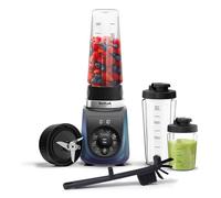 Tefal Blend Up Powerful Mini Blender, Quiet Mode, 8 Auto Programmes, Auto Cleaning Programme, 2 Durable Bottles 0.7L & 0.4L, Smoothies, Protein Shakes, Cocktails, Ice Crush, Hummus, 6 Blades BL19H4G0