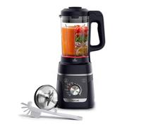 Tefal Blendforce Cook, Soup Maker & Blender, 5 Auto-Programs,1.5L Glass Jug, Removable Blades, Auto-Cleaning Program & Brush, Hot & Cold Kitchen Blender, 1000W, Dark Navy BL5758G0