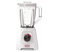 Tefal Blendforce II Blender, 2L Plastic Jug, 1.25L Effective Capacity, 600W, 4 Removable Stainless Steel Blades, Smoothie, Ice Crush, 2 Speeds + Pulse, Kitchen Shakes Maker, White, BL420140