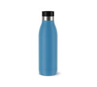 TEFAL BLUDROP Water Bottle, Reusable Stainless Steel Bottle, Hot and Cold Drinks, Dishwasher-Safe, Leak-Proof, 0.5 L, Blue