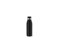 TEFAL BLUDROP Water Bottle, Reusable Stainless Steel Bottle, Hot and Cold Drinks, Dishwasher-Safe, Leak-Proof, 0.5 L, Black