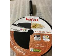Tefal Chapatti Pan 30cm Madras Collection, Non-Stick Aluminum - Black