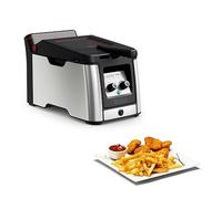 Tefal Clear Duo 3.5L Fryer, Less Smoke and Odor, XL Anti-Fog Viewing Window, Dishwasher Safe Parts, Adjustable Temperature, 30 Minute Timer, Safe, Large Capacity, FR600D10