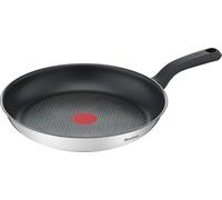 Tefal Comfort Max Stainless Steel Non-Stick Pancake Frying Pan 26cm, Thermo-Spot Heat Indicator, Induction Compatible Base, Comfortable Grip Handle, G7260544
