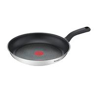 Tefal Comfort Max 30 cm Frying Pan, Induction Safe, Non-Stick, Titanium Coated, Thermo-Signal, PFOA Free, Dishwasher and Oven Safe, Stainless Steel