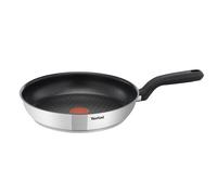 Tefal Comfort Max Stainless Steel Non-Stick Frying Pan, 20 cm - Silver