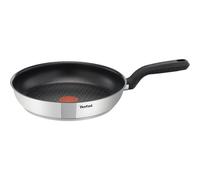 Tefal Comfort Max Stainless Steel Non-Stick Pancake Frying Pan 20cm - Thermo-Spot Heat Indicator, Induction Compatible Base, Comfortable Grip Handle