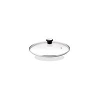Tefal Glass Lid 28097512 – Stainless Steel Rim & Steam Regulator – 24 cm Transparent