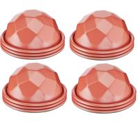 Tefal Creabake Set of 12 Diamond Creabake Moulds, 7.5 cm, Non-Stick Coating