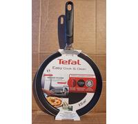 Tefal B55509 Easy Cook and Clean Crepe Pan 25 cm | Non-Stick Coating | Safe | Thermal Signal | Stable Base | Ideal Shape | Healthy Cooking | Black